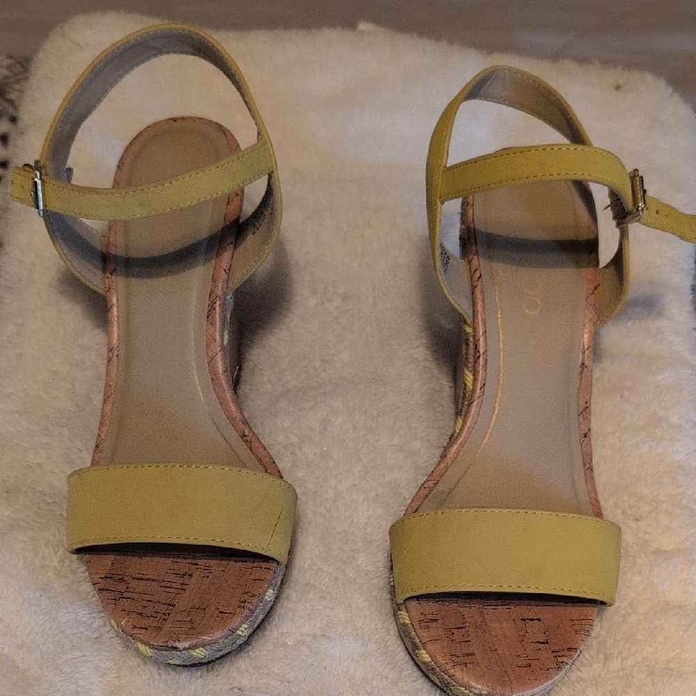Me Too Yellow Sandals with Minimalist Design